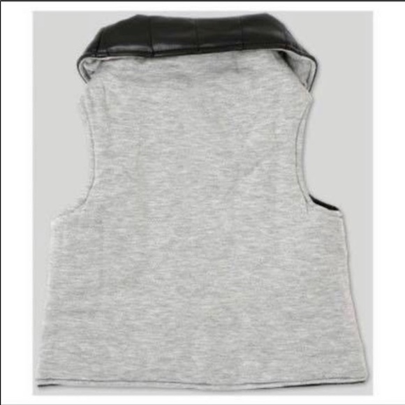 Afton Street Baby Kid Faux Leather Reversible Vest - Picture 5 of 6
